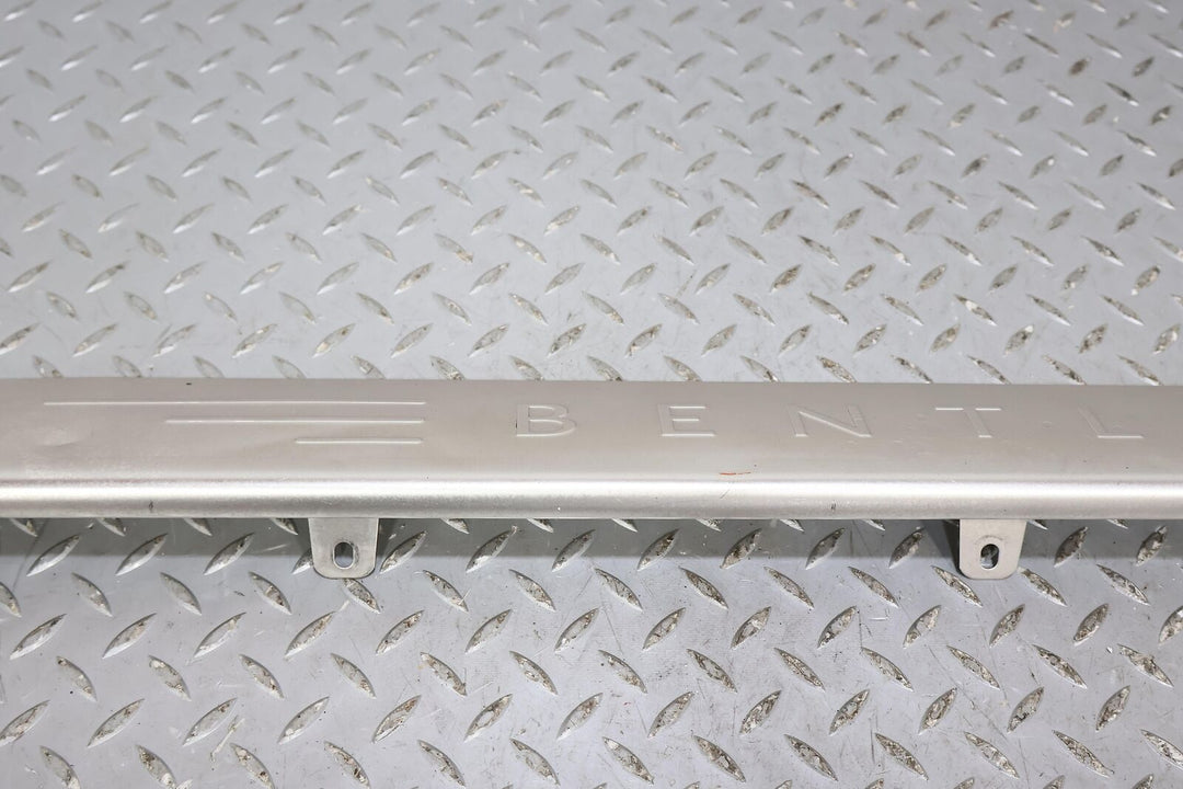 03-10 Bentley Continental GTC Convertible Pair Outer Aluminum Door Sill Plates