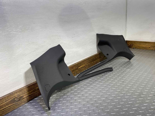 03-04 Audi RS6 Pair Left & Right Interior Kick Panels (Black) See Notes