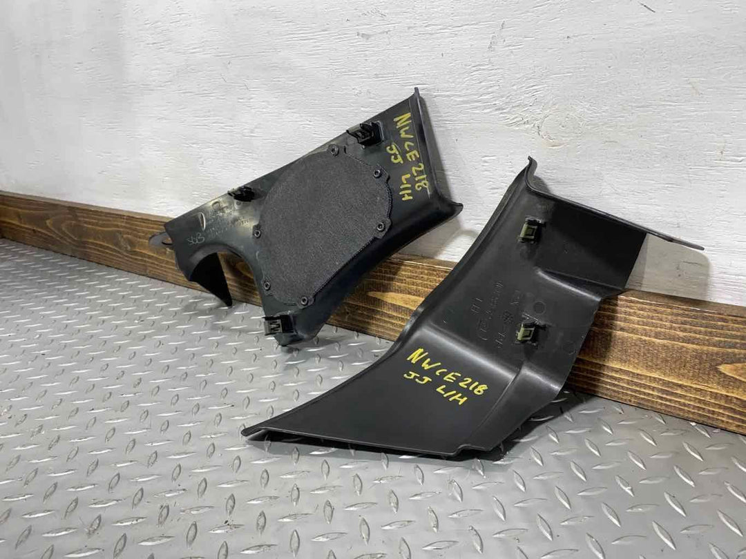 97-04 C5 Corvette Convertible Left LH Rear Interior Quarter Trim Panels (Black)