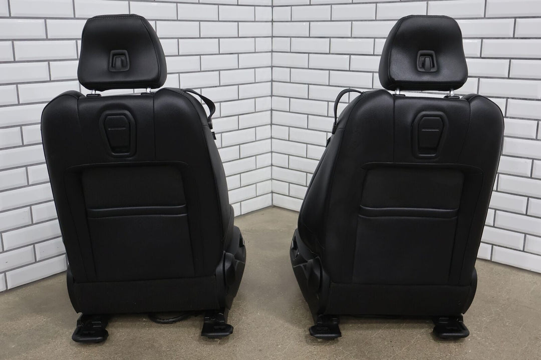 15-17 Ford Mustang GT Coupe Heated/Cooled Leather Seats Set (Ebony) Blown Bags