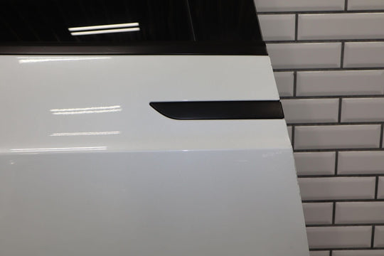 16-20 Tesla Model X Rear Right RH Door W/Glass (Pearl White PPSW) See Photos