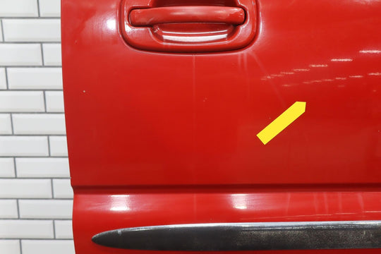 03-07 GMC Sierra Silverado Crew Cab Right Rear Door (Fire Red 74U)