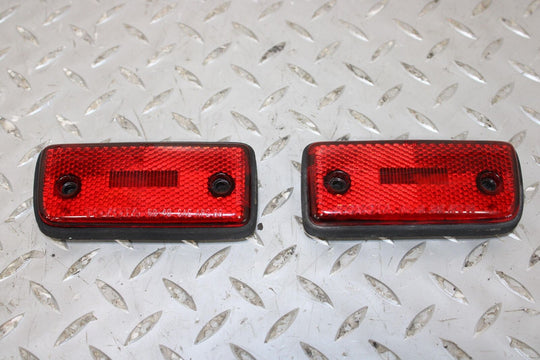 91-97 Toyota Land Cruiser Pair LH&RH Rear Bumper Marker Lights Lamps (Red)