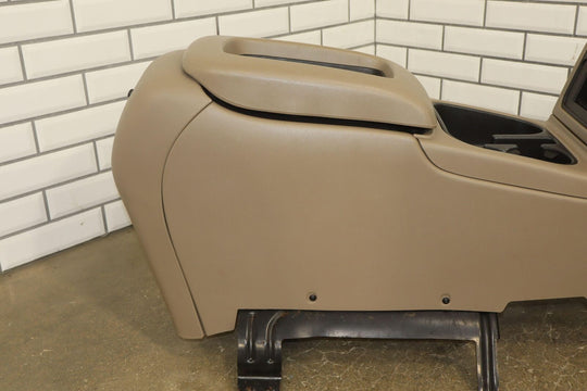 03-07 GMC Sierra Chevy Silverado Center Floor Console Glovebox (Tan/Neutral)