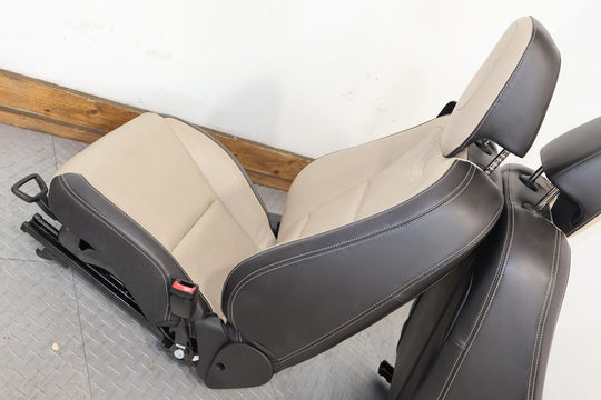 2010 Chevy Camaro SS Leather Seat Set (Beige AFO) Power Tested(Driver Bag Blown)