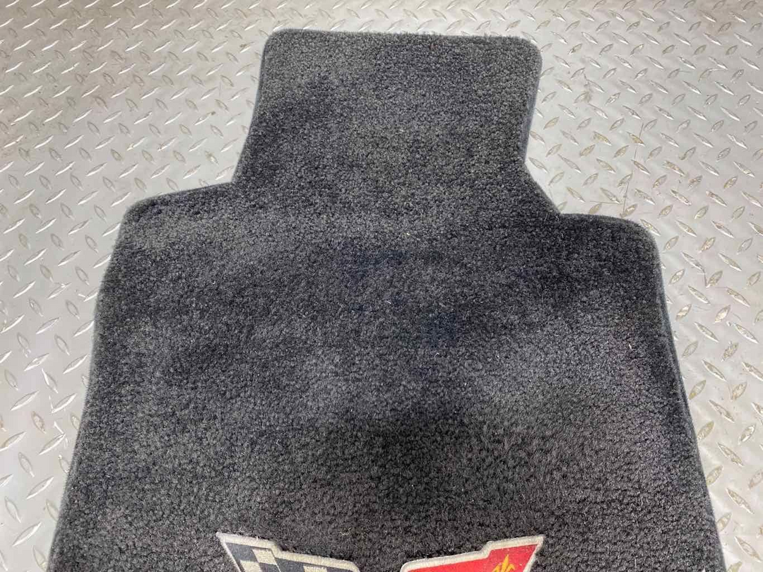 05-10 Chevy Corvette C6 Pair LH&RH Floor Cloth Floor Mats (Black 19i) See Notes