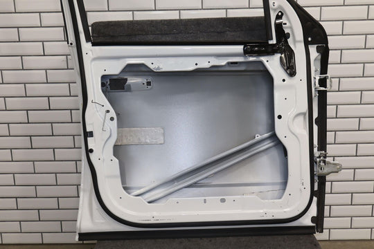 09-18 4th Gen Ram 2500 Mega Cab Front Left LH Door Shell (Bright White PW7) Bare