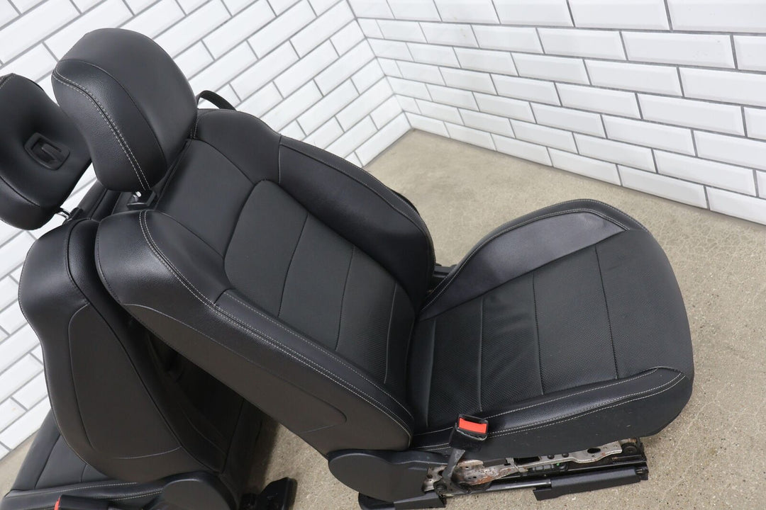 15-17 Ford Mustang GT Coupe Heated/Cooled Leather Seats Set (Ebony) Blown Bags