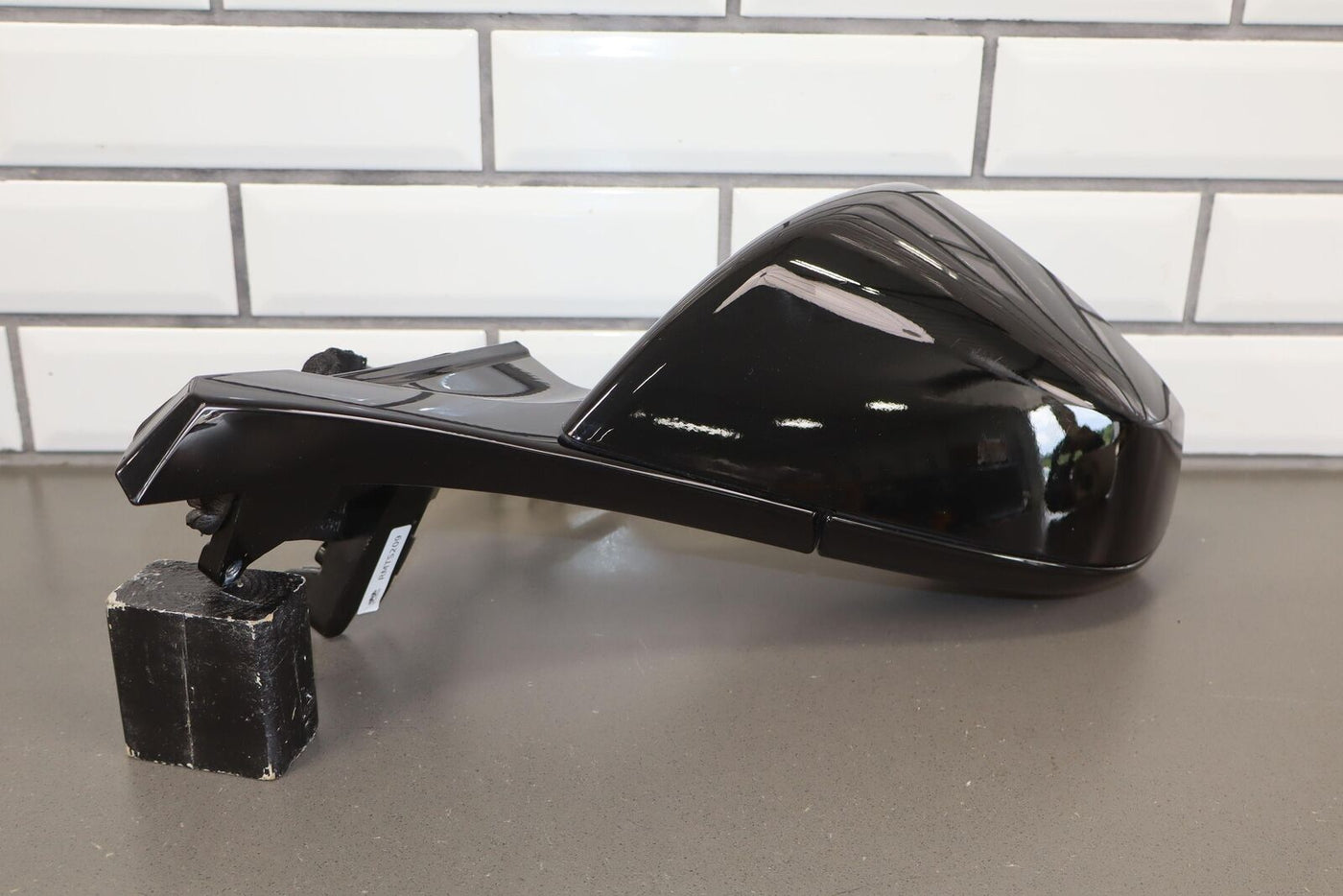 21-23 Tesla Model S Plaid Driver Left Door Mirror (Black SOLB) Un-Tested