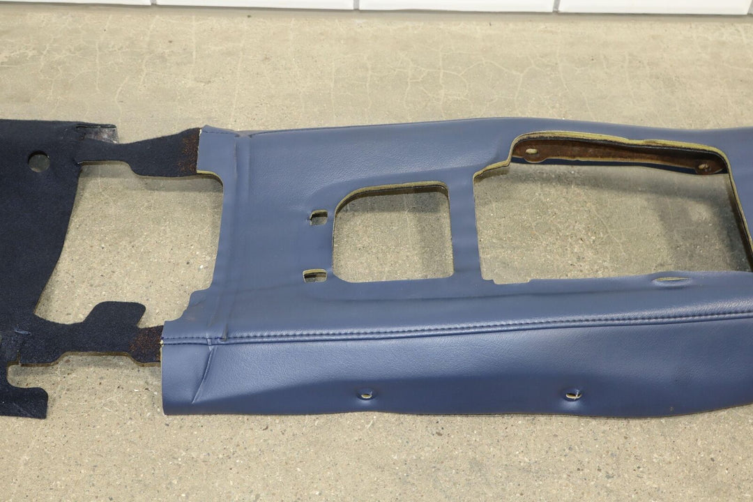 00-03 Honda S2000 Suzuka Blue Center Console Leather Trim / Pad