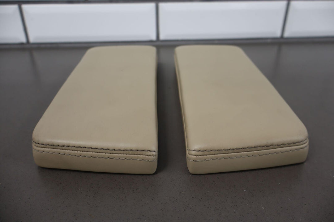 2012-2020 Tesla Model S / X Center Console Lids (Tan Leather) OEM