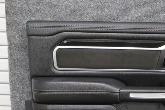 19-24 Ram 1500 Crew Cab (5th Gen) Rear Left Interior Door Trim Panel (Black X9)