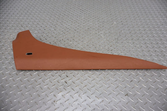 03-10 Bentley Continental GT Coupe Driver Left Leather C Pillar Trim (Cognac)