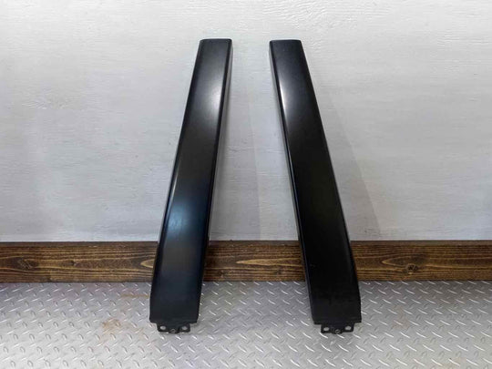 03-04 Audi RS6 LH & RH EXTERIOR Upper B-Pillar Trim Panels (Black) See Notes