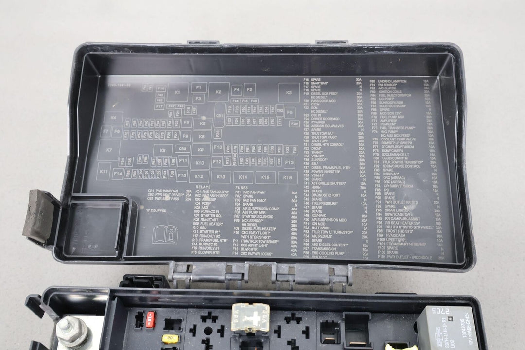 14-19 Ram 1500 3.0L Diesel Engine Fuse Relay Junction Box (68212474AD) 120K
