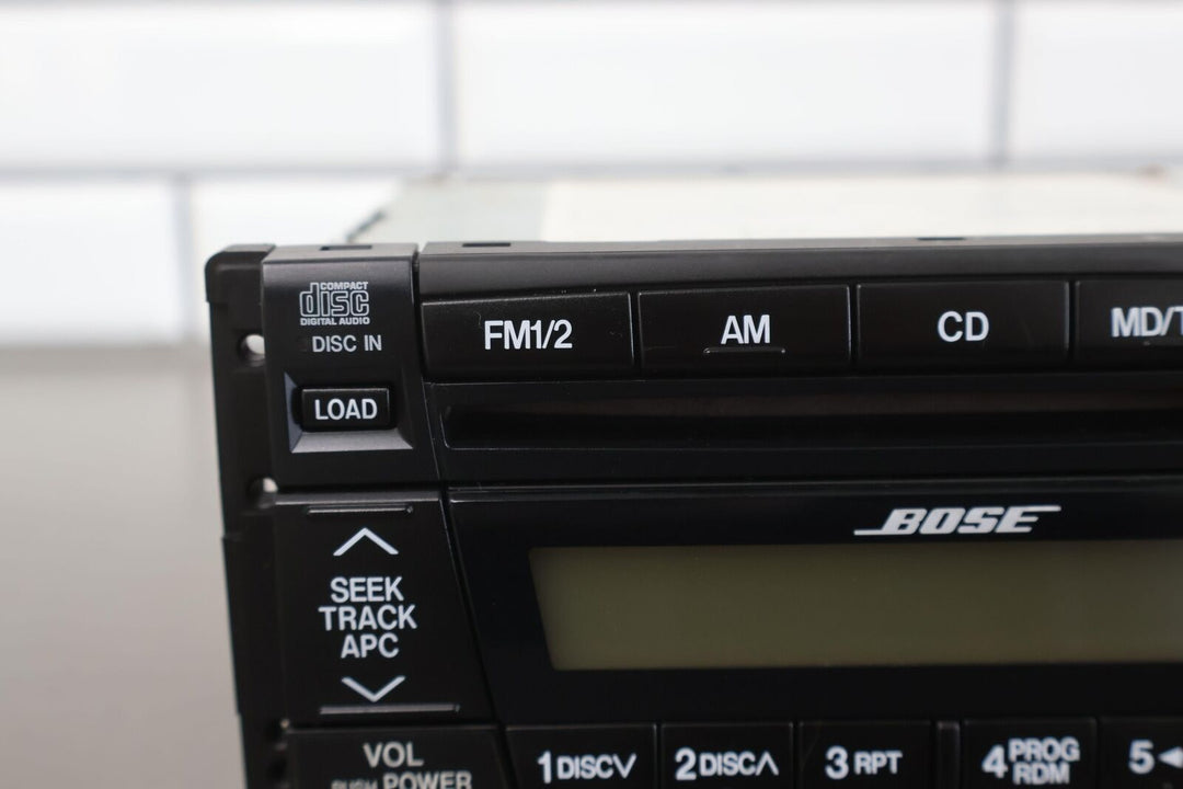 01-03 Mazda Miata OEM Bose AM-FM-CD Player For Parts or Repair (Bad Display)