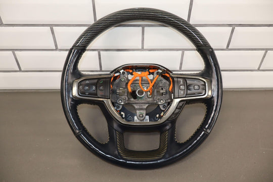 19-21 Ram 1500 Limited New Style Heated Leather Steering Wheel (Indigo C1)