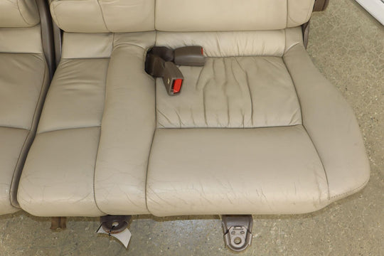 1996-1997 Lexus LX450 Land Cruiser Pair Rear 2nd Row Leather Seats (Beige LC43)