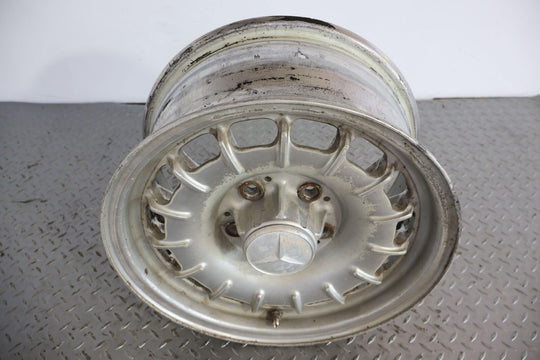 72-80 Mercedes 450SLC C107 W107 14x6.5 OEM Alloy Wheel (Faded Condition)