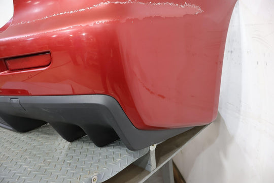 08-15 Mitsubishi Lancer EVO X Rear OEM Bumper (Rally Red P26) USDM See Photos