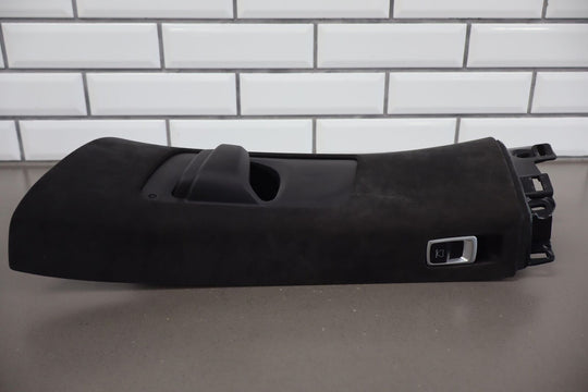 2016-2020 Tesla Model X Left Upper Interior B Pillar Trim Panel (Black Suede)