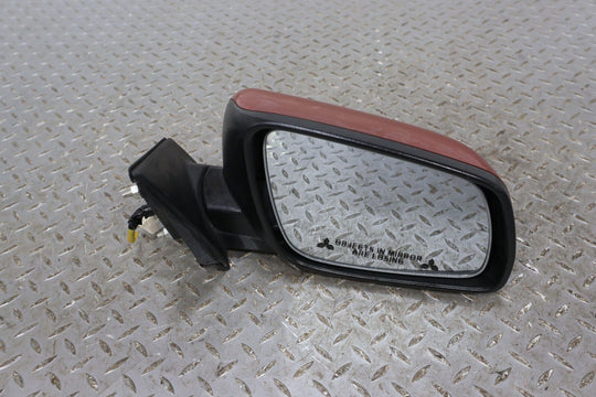 08-14 Mitsubishi Lancer EVO X Right Door Mirror (Rally Red P26) Power Tested