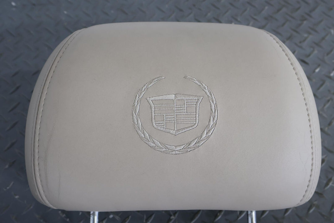 03-06 Cadillac Escalade ESV Front Pair LH&RH Leather Headrests (Shale 15i)