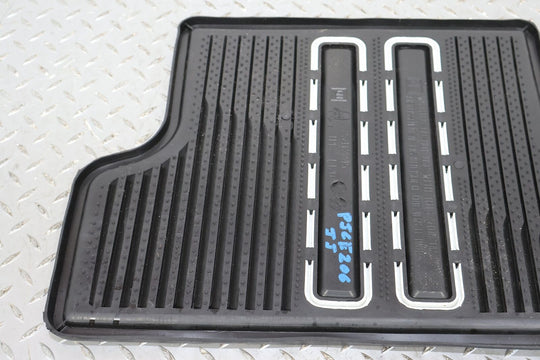 16-20 Chevy Camaro Coupe All Weather Floors Mats Set of 4 (Black/White Accents)