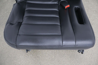 03-07 RH Right Passenger Hummer H2 OEM 3rd Row Leather Seat (Ebony 482)