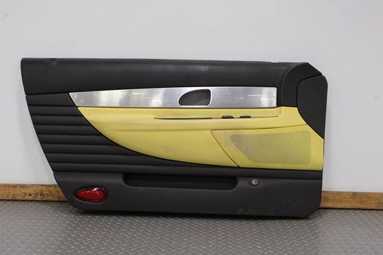 02-05 Ford Thunderbird Left Interior Door Trim Panel (Yellow & Black) See Notes