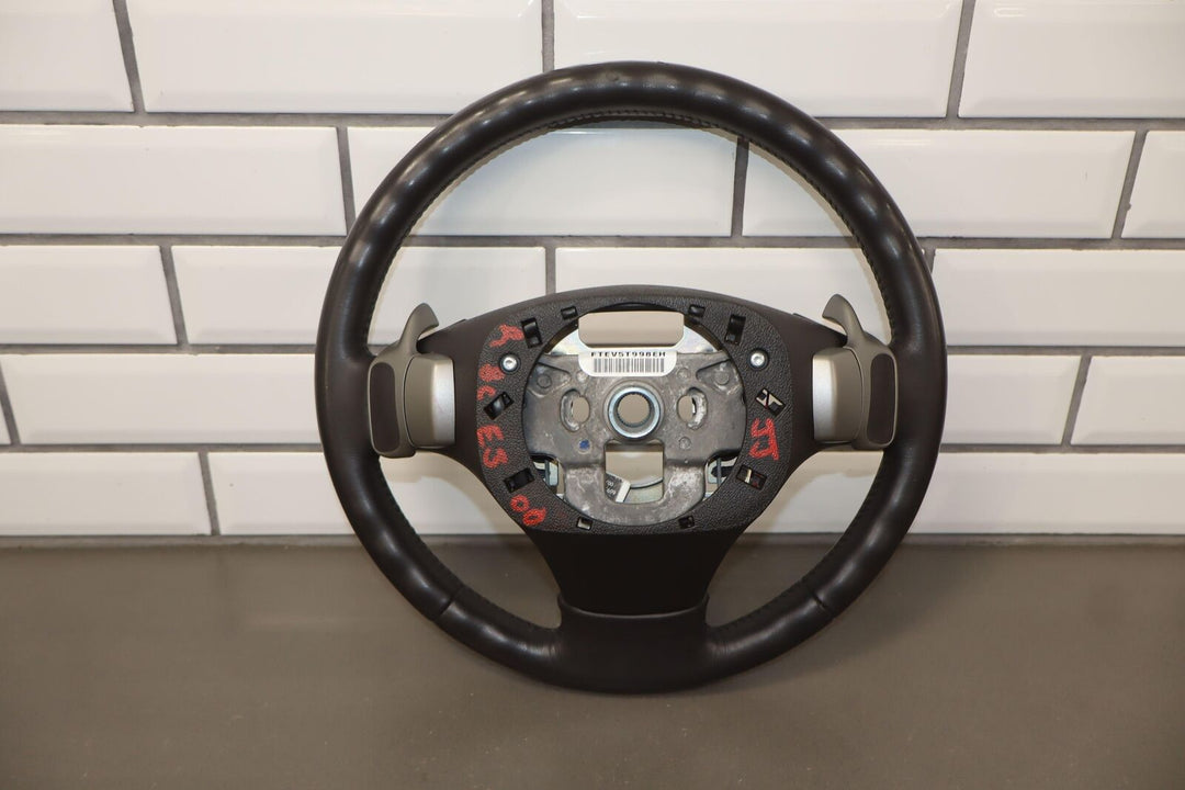 07-11 Corvette C6 Leather Steering Wheel (Ebony 193) W/Auto Paddle Shifters