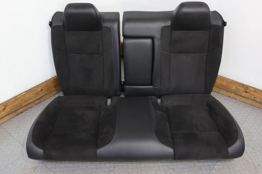 15-22 Dodge Challenger Scat Pack Rear Leather & Suede Seats (Black X9) Lt. Wear