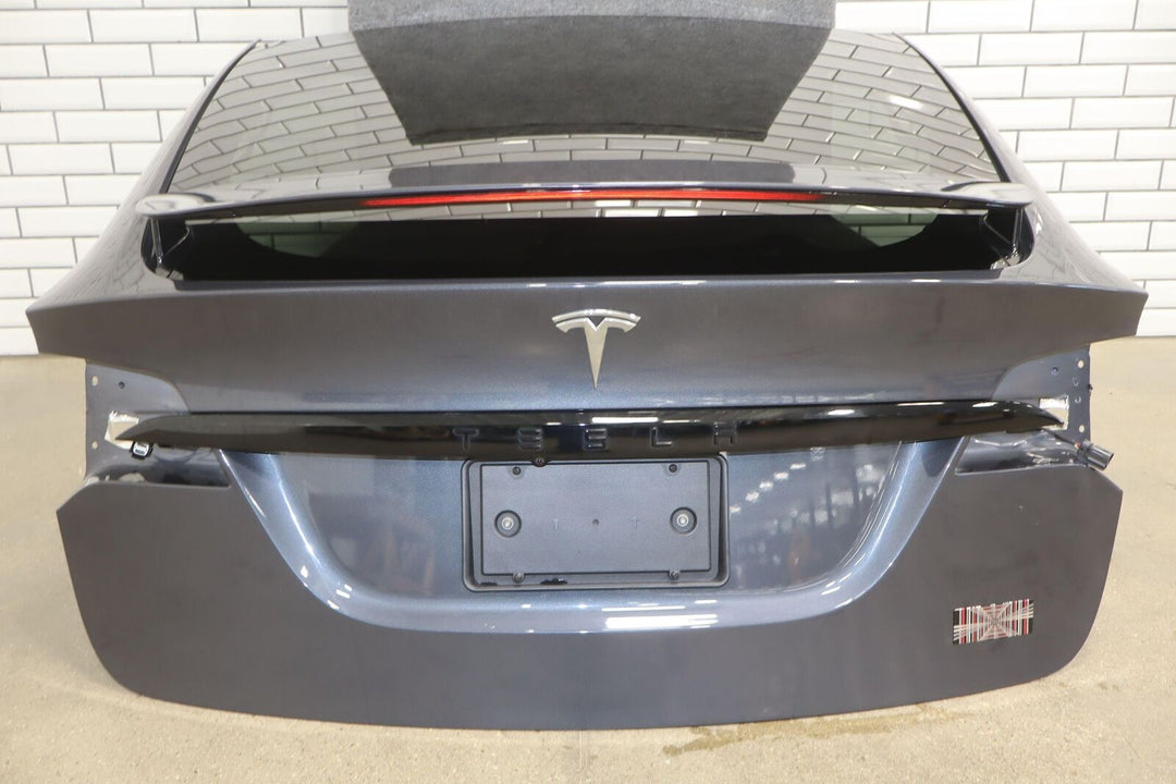 2021-2024 Tesla Model X Rear Door Liftgate Trunk Decklid Loaded (Stealth Gray)