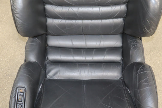 92-93 Corvette Left Driver Power Leather Bucket Seat Tested