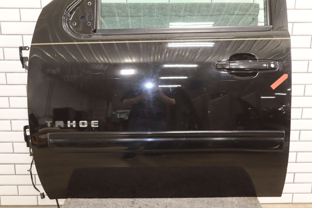 11-14 Tahoe Suburban Yukon Left Driver Front Door Black (41U) See Photos