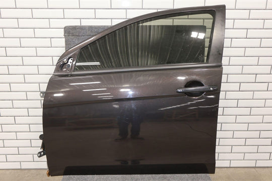 08-15 Mitsubishi Lancer Evolution X Front Left Door W/Glass (Phantom Black U020)