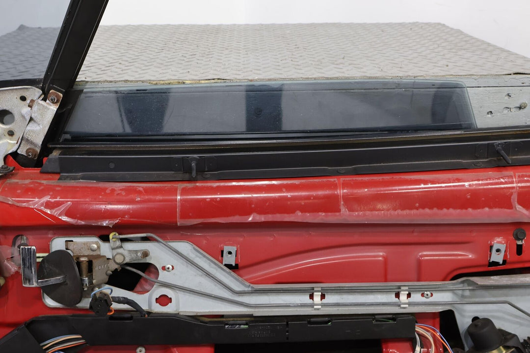 88-91 Buick Reatta Right RH Passenger Door W/ Glass (Bright Red 66i) Resprayed