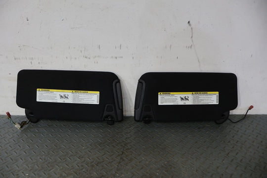 15-22 Dodge Charger Pair LH & RH Interior Illuminated Sun Visors (Black XC)