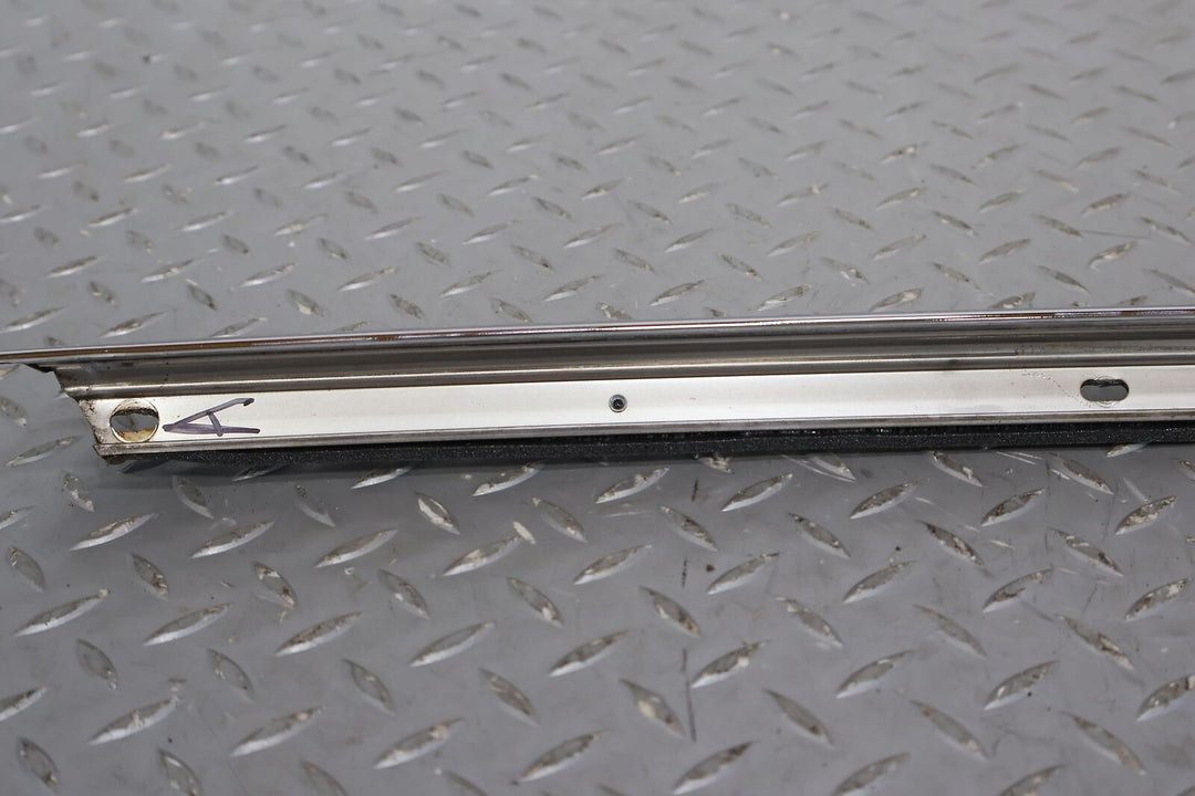 16-20 Tesla Model X Rear Right RH Upper Chrome Door Moulding