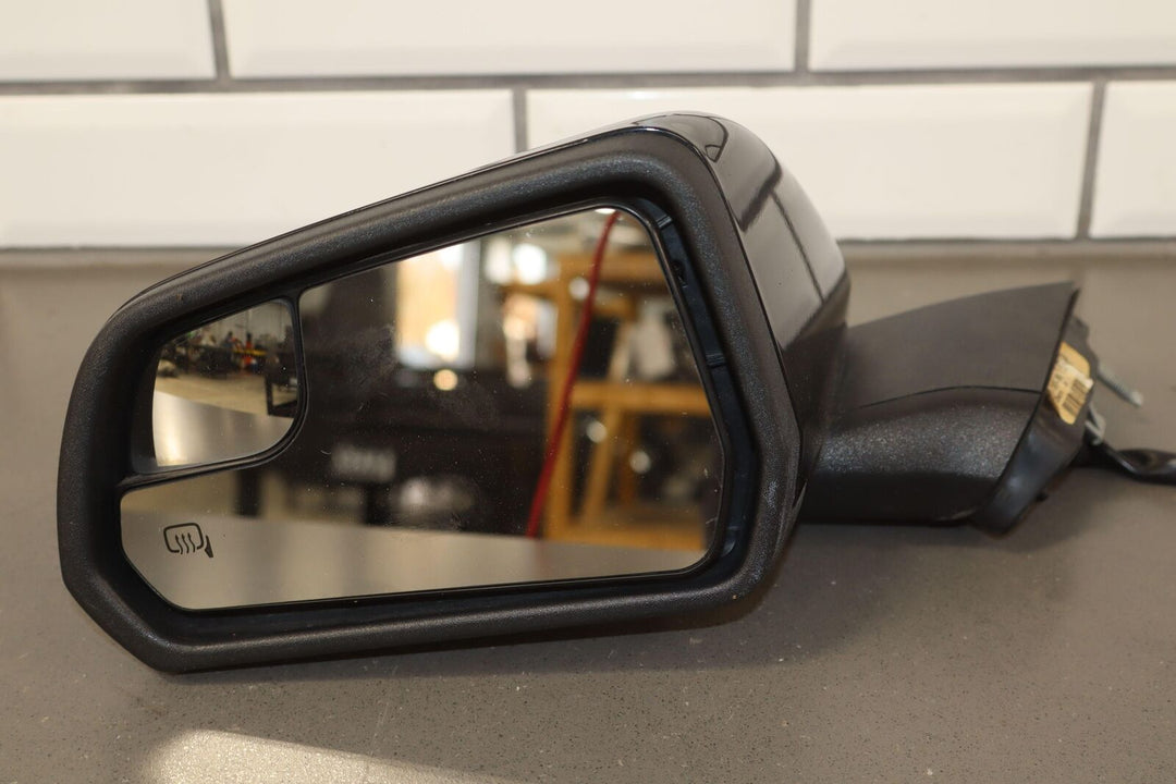 2015-2020 Ford Mustang Left Driver Power Heated Door Mirror (Shadow Black G1)