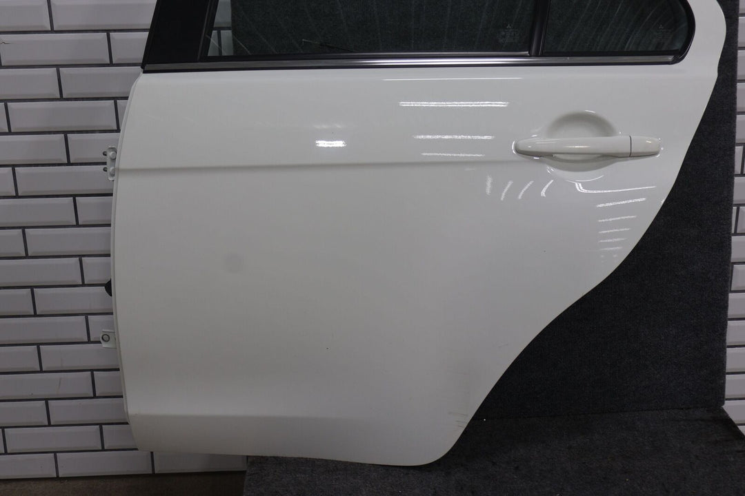 08-15 Mitsubishi Lancer Evolution Evo X Driver Left Rear Door (Wicked White W37)