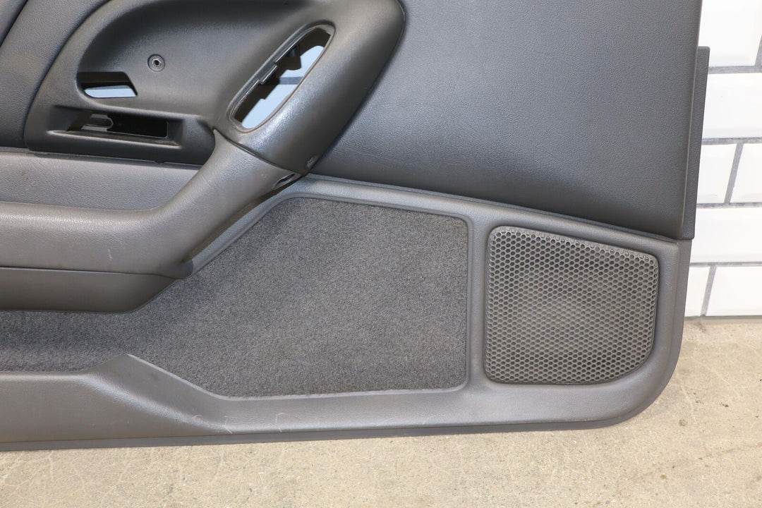 1997 Chevy Camaro Left Driver Door Trim Panel Dark Gray (142) NO Switch