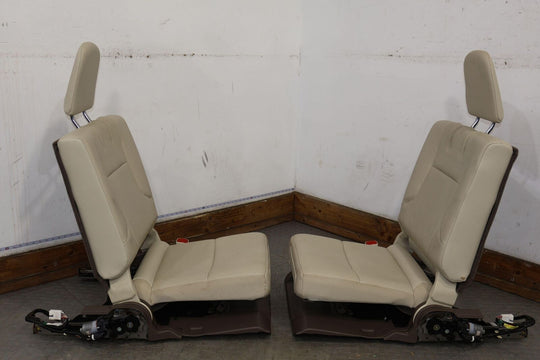 10-13 Lexus GX460 Leather Rear 3rd Row Power Seats (Ecru 00) Tested Lt. Wear