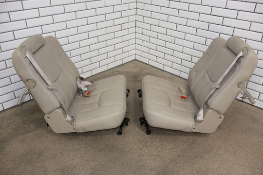 03-06 Cadillac Escalade Leather 3rd Row Bench Seat (Shale 152) Short WB -Notes