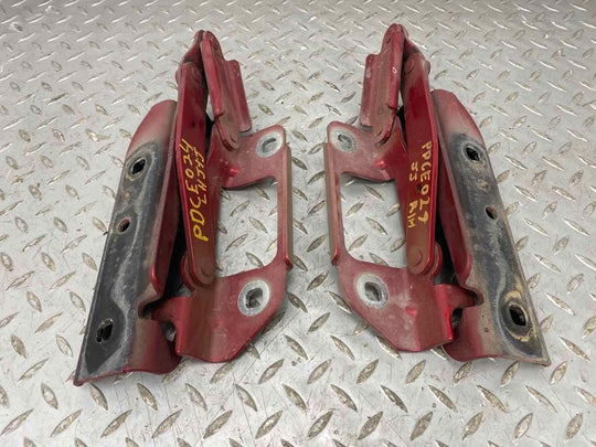 10-15 Chevy Camaro SS Pair LH & RH Hood Hinges Coupe (Crystal Red GBE) Notes