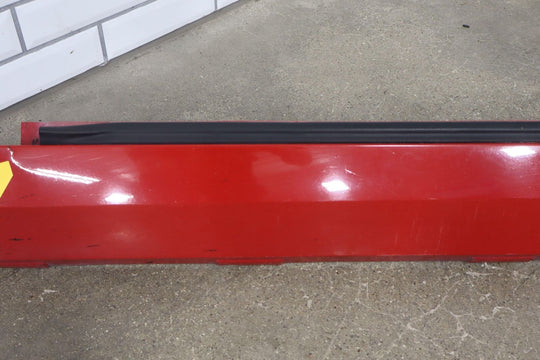 10-13 Chevy Camaro Left Driver Rocker Molding Victory Red *Cracked See Photos*