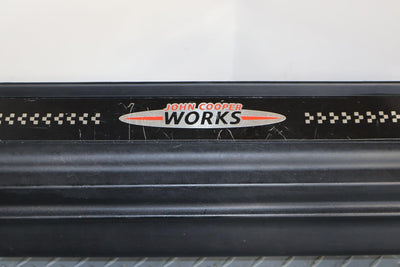 07-15 Mini Cooper S Coupe Left LH Rocker Moulding (Black) W/ JCW Plate Insert
