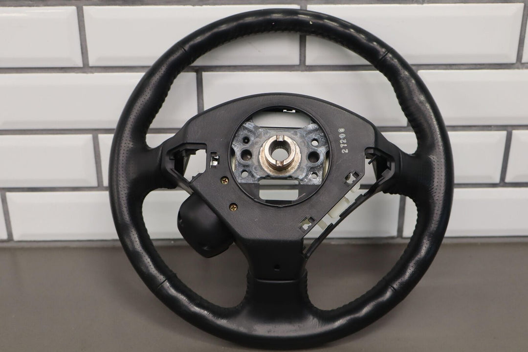 2000-2003 Honda S2000 Black Leather Steering Wheel OEM Mild Wear