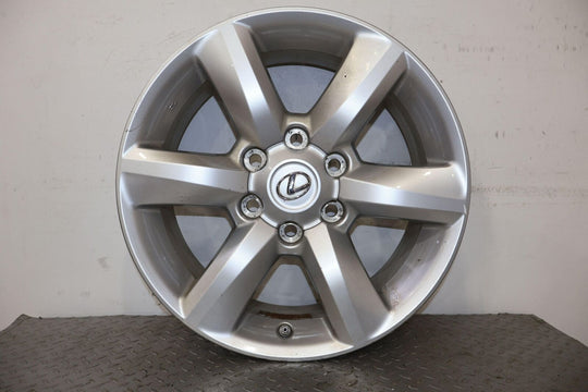 10-20 Lexus GX460 Single OEM 18x7.5 Alloy Wheel (Painted) W/ Cap (Face Marks)