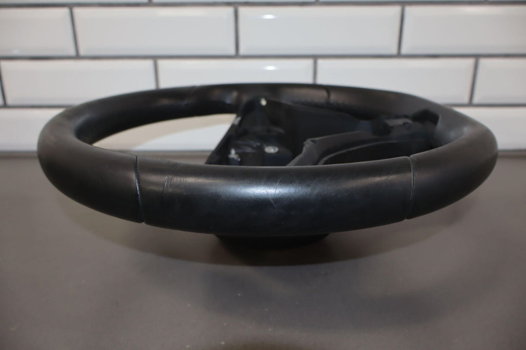 2012-2020 Tesla Model S / X Black Leather Steering Wheel (Non Heated)